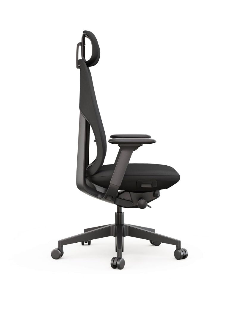 AW_CHAISE ERGONOMIQUE DE DIRECTION MAESTRA_NOIR_AVEC APPUI-TETE_VUE LATERALE